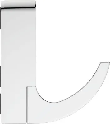 Produktbild von REIKA Haken Ovaro doppelt magnetisch verchromt ohne Montageplatte