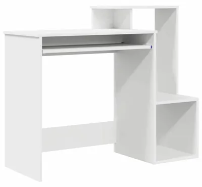 Zdjęcie produktu dla Biurko z litego drewna z półkami, wymiary: 106 x 41 x 88,5 cm