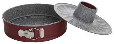 Kuchenform rund 24 cm, antihaftbeschichtet, ofenfest, spülmaschinengeeignet