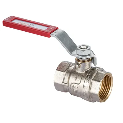 Produktbild von Kugelhahn 3/4 Zoll IG S30 Messing – 30 bar 150°C Trinkwasser Heizung roter Hebel