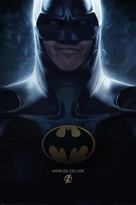 Produktbild von The Flash Movie Poster Batman - Worlds Collide 61 x 91,5 cm