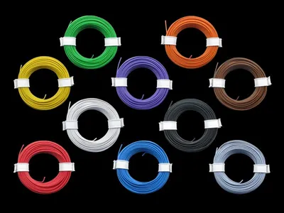 Produktbild von LH Schönwitz 51023 10x 10m Ring Miniaturkabel Litze flexibel LIY 0,14mm²