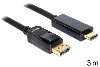 Produktbild von Delock - Adapterkabel - DisplayPort männlich zu HDMI männlich - 3 m
