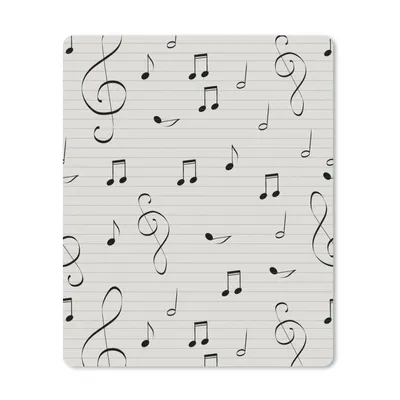 Produktbild von MuchoWow® Mauspad Mousepad Noten - Muster - Musik 30x40 cm - Mousepads - Maus Mat - Pad - Mausunterlage - Mausmatten