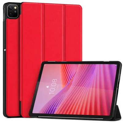 Produktbild von Schutzhülle für Apple iPad Pro 12.9" (2022/2021/2020) 6./5./4. Generation (M2/M1) Smart Cover Schutz Auto Wake Up Sleep Hülle Tasche Etui Case - ROT