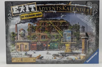 Produktbild von Ravensburger 18233 - EXIT: Die verlassene Fabrik - Adventskalender