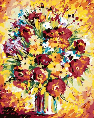 Zdjęcie produktu dla Zuty - Diamantové maľovanie - VEĽKÁ KYTICA LÚČNYCH KVETOV, 40x50 cm, bez rámu i bez vypnutia plátna
