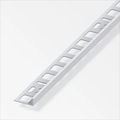 Produktbild von alfer Winkelprofil PVC glatt grau