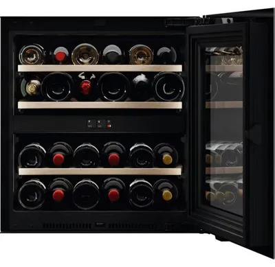 Produktbild von AEG AWCD280B6B, Integriert, 26 Flasche(n), 120 W, F, Schwarz, Schwarz