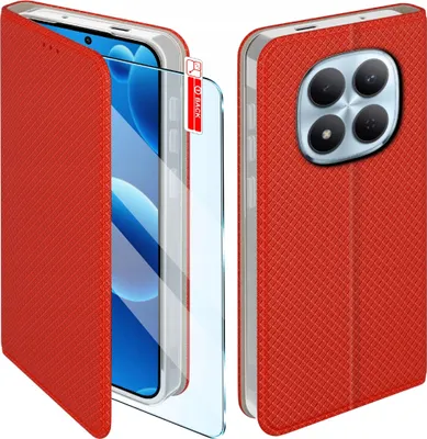 Obrázok produktu pre Flipové puzdro pre Xiaomi Redmi Note 15 Pro 5G Uzamykateľné puzdro + sklo
