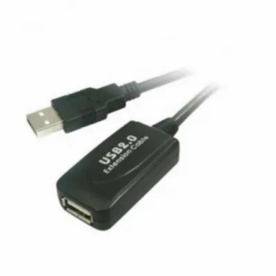 Obrázok produktu pre Nanocable 10.01.0211, 5 m, USB A, USB A, USB 2.0, Samec/Samica, Čierna
