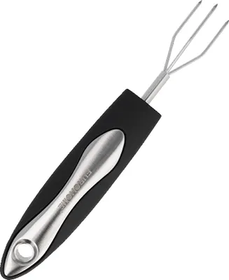 Produktbild von Pellkartoffelgabel EUROHOME Pellkartoffelhalter 16 cm mit 3 Zinken aus Edelstahl - Pellkartoffel Piekser & Halter - Kartoffelgabel Rostfrei