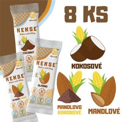 Obrázek produktu pro KEKSE MIX oplatků 8 ks