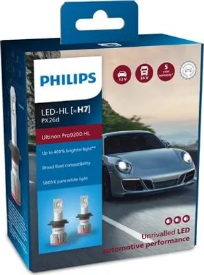 Obrázok produktu pre Philips Ultinon LED LUM11972U92X2/10, 21 W, 12/24 V, H7, LED, 5800 K, 2 kusov