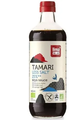SOS SOJOWY TAMARI 50 % MNIEJ SOLI BEZGLUTENOWY BIO 500 ml - LIMA