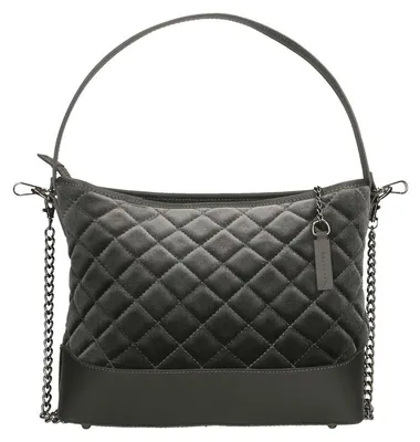 Productafbeelding van Handtas voor dames, gemaakt in Italië, model Nocturne, met "Sauvage" leer