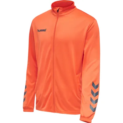 Produktbild von hummel Promo Poly Trainingsanzug Herren nasturtion/ombre blue S