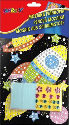 Produktbild von Schaumstoffmosaik Rakete Fun&Joy