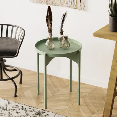 Produktbild von Skye Decor, Shb-002-E, Couchtisch, 100 % METALL, Grün, 44 x 44 x 57 cm