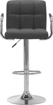 Produktbild von vidaXL Barhocker Dunkelgrau Stoff