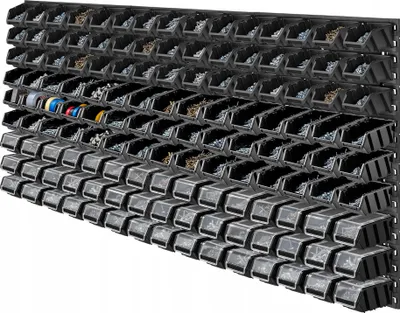 Obrázek produktu pro Nástěnná police na nářadí KADAX velká, 174x78cm Úložný systém z robustního plastu