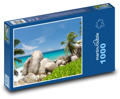 Obrázek produktu pro Puzzle 1000 Seychely - Rajská pláž - martinpuzzle