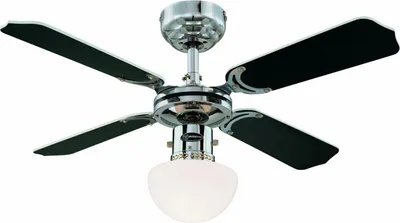 Image de Westinghouse Ventilateur de plafond avec éclairage et chainettes Portland Ambiance Chrome 90 cm