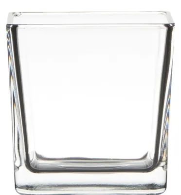 Obrázok produktu pre Sklenená váza Cubic clear square 10 x10 x 10cm