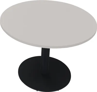 Produktbild von Bespr.ti. Rund Tellerfuß Rund 1000xH720 an/Lichtgrau