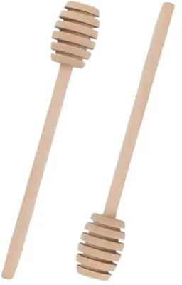 Produktbild von Famanu Holzrührstäbchen für Honig - 2 Stück, 15,2 cm