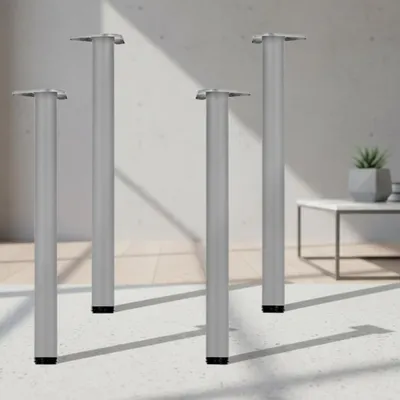 Image de Hairpins Piètement de table argenté 71cm