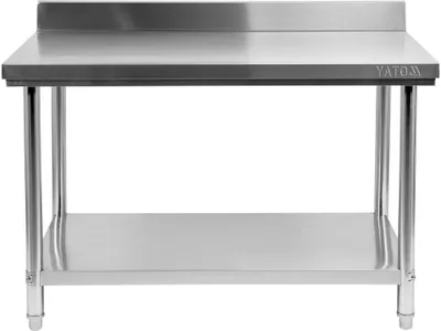 Immagine prodotto di Tavolo pieghevole con ripiano. 150 × 70 × h 85 + 10 cm