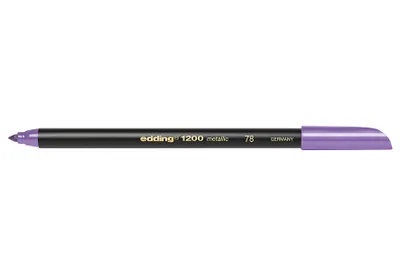 Zdjęcie produktu dla Edding 4-1200078, Drobny, 1 kol., Fioletowy, Końcówka pociskowa, 1 mm, 1 mm