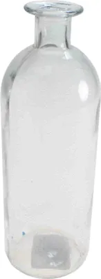Produktbild von Glasflasche Glasvase H21cm Blumenvase Mini Vase Flaschenvase Väschen Fläschchen, Menge:6 St.