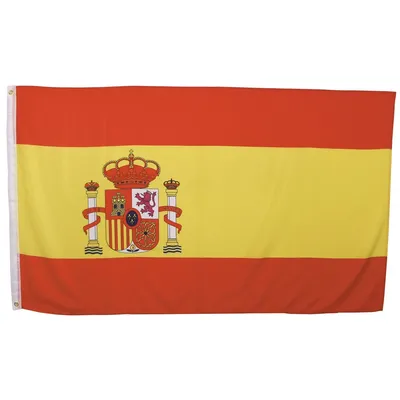 Produktbild von MFH Fahne Spanien Polyester Gr. 90 x 150 cm Flagge Verstärkungsband mit Ösen NEU