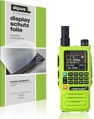 Immagine prodotto di 4x Pellicola Protettiva per Tidradio H3 Plus Protezione Schermo Antiriflesso dipos