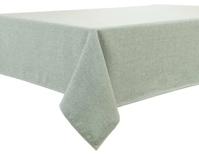 Obrázok produktu pre Obrus zelený, 145 x 300 cm, vodeodolný, vzhľad ľanu, obdĺžnikový