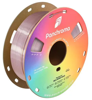 Immagine prodotto di Filamento PLA Silk, diametro 1,75 mm, colore rosa oro, confezione da 1 kg