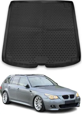 Obrázok produktu pre Rohož do kufra Rohož do kufra pre BMW radu 5 E61 2003-2010 Gumová TPE čierna