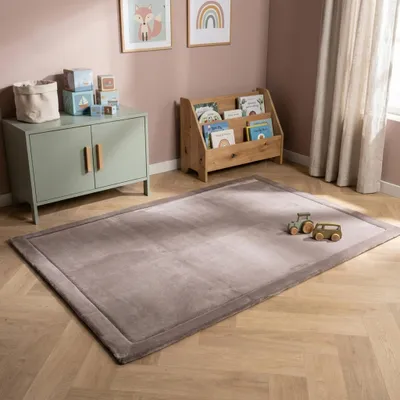 Produktbild von Volero - Waschbare Spielmatte Baby - Jip Taupe - 50x80 cm - Kinderzimmer, Babyzimmer - Klassik