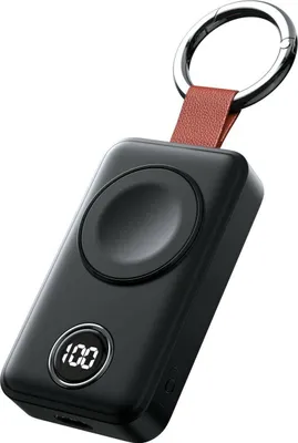 Produktbild von Joyroom kabellose Powerbank 2000mAh 3W für Apple Watch schwarz (JR-WQW01)