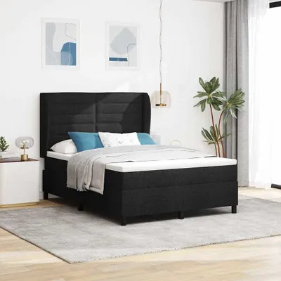 Produktbild von Maison Exclusive - Boxspringbett mit Matratze Schwarz 160 x 200 cm Stoff
