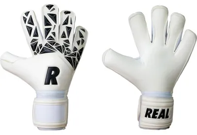 Produktbild von Real Classico Pro Torwarthandschuhe - Schwarz / Weiß  | Größe: 10