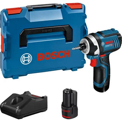 Imagen del producto de Bosch GDR 10,8 LI Professional, 2 baterías de 2,0 Ah, con maletín L-Boxx