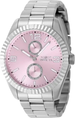 Obrázek produktu pro Invicta Specialty 49527 Pánské Hodinky - Quartz Hnutí - Nerezová Ocel s Růžovou Ciferníkem - 43 mm