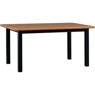 Obrázok produktu pre Stôl DS18 90x160/200 dubová dyha / čierny