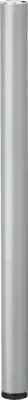Produktbild von Tarrox Tischbein rund 71 cm Ø60 mm höhenverstellbar , silber