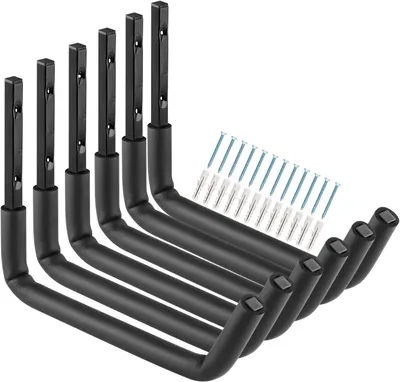Productafbeelding van Gereedschapshaken 30.5 cm, 6 stuks, voor garage, staal