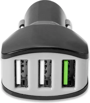 Produktbild von Autolader  3 USB 4.4A schwarz