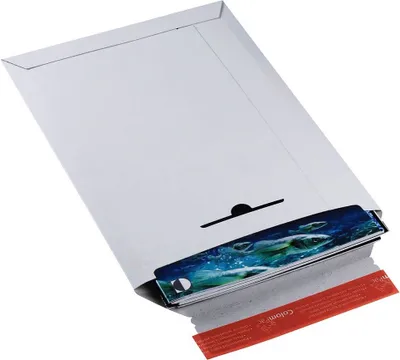 Produktbild von ColomPac® Kartonversandtaschen weiß für DIN A4, 20 St.